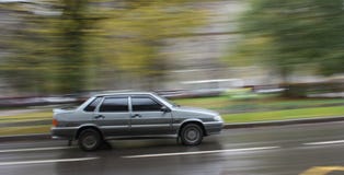 The Moving Car Royalty Free Stock Images