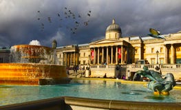 The National Gallery London Royalty Free Stock Photos The National Gallery London Royalty Free Stock Photos