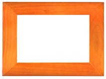 The Old Wood Frame On The White Royalty Free Stock Image The Old Wood Frame On The White Royalty Free Stock Image