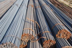 The Reinforcing Stell Rod Pile Royalty Free Stock Images