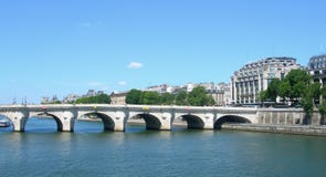The River Seine In Paris, France Stock Photography