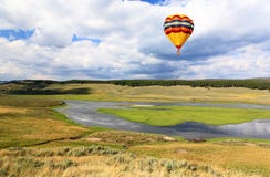 The Scenery Along The Yellowstone River Royalty Free Stock Photography The Scenery Along The Yellowstone River Royalty Free Stock Photography