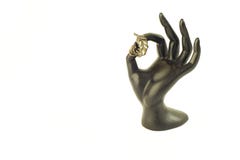 The Sculptural Image Of A Hand. Royalty Free Stock Photography