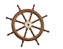 The Sea Steering Wheel Royalty Free Stock Image