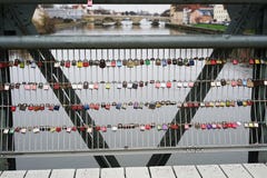 The Stone Bridge In Regensburg Stock Photography