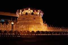 The Temple Of The Sacred Tooth Royalty Free Stock Photography The Temple Of The Sacred Tooth Royalty Free Stock Photography