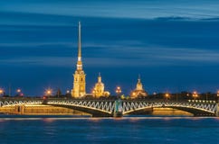 The White Nights In St.-Petersburg, Russia Stock Photography The White Nights In St.-Petersburg, Russia Stock Photography