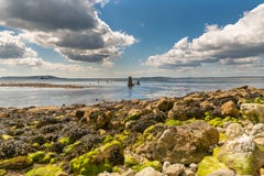 The Wreck Of The Minx, Osmington Bay, Jurassic Coast, Dorset, UK Stock Photography The Wreck Of The Minx, Osmington Bay, Jurassic Coast, Dorset, UK Stock Photography