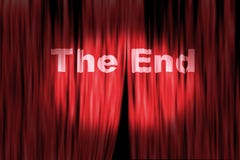 closing curtain stock illustrations