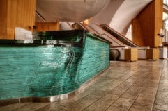 Theater Lobby with Glass Counter stock photos Theater Lobby with Glass Counter stock photos
