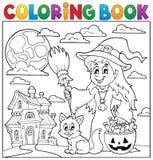 Thematics 1 de Halloween del libro de colorear libre illustration Thematics 1 de Halloween del libro de colorear libre illustration