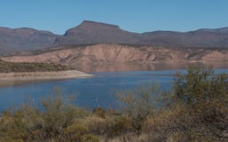 Theodore Roosevelt lake close up in southern Arizona. Stock Photography Theodore Roosevelt lake close up in southern Arizona. Stock Photography