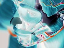Thermal imagery of human head Royalty Free Stock Image Thermal imagery of human head Royalty Free Stock Image