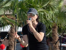 Therme Balotesti - Konzert Publika - Sänger stockbilder Therme Balotesti - Konzert Publika - Sänger stockbilder