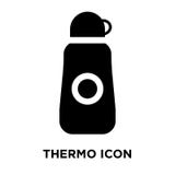 Thermo icon vector isolated on white background, logo concept of stock illustration Thermo icon vector isolated on white background, logo concept of stock illustration