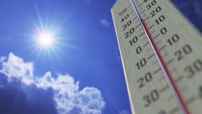 Temperature drops to 10 ten degrees centigrade, thermometer close-up. Weather forecast related 3D animation royalty free illustration Temperature drops to 10 ten degrees centigrade, thermometer close-up. Weather forecast related 3D animation royalty free illustration
