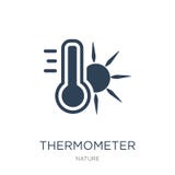 thermometer high temperature icon in trendy design style. thermometer high temperature icon isolated on white background. royalty free illustration thermometer high temperature icon in trendy design style. thermometer high temperature icon isolated on white background. royalty free illustration