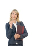 Thinking Business Woman Stock Images