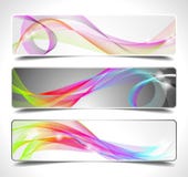 Three abstract vector banner background Stock Photography Three abstract vector banner background Stock Photography