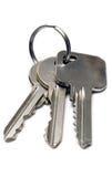 Three Apartment Keys W/ Ring (Front View) Royalty Free Stock Photo Three Apartment Keys W/ Ring (Front View) Royalty Free Stock Photo