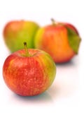 Three Apples Royalty Free Stock Photos