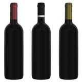 Three Bottles Red Wine Stock Photo Three Bottles Red Wine Stock Photo