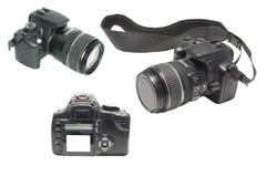 Three Cameras Stock Image