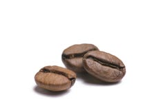Three Coffee Beans Stock Image