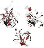 Three Decorative Bouquets Royalty Free Stock Image Three Decorative Bouquets Royalty Free Stock Image