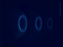 Three particle turbines vector illustration Three particle turbines vector illustration