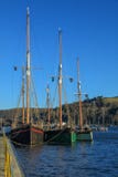 Three Sailing Boats Dartmouth Devon UK