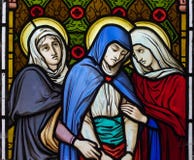 Three women under the cross