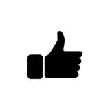 Thumb up icon, vector vector illustration Thumb up icon, vector vector illustration
