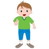 Thumbs Up Boy Royalty Free Stock Photography