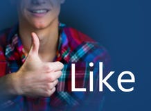 Thumbs up close up, like concept stock photography Thumbs up close up, like concept stock photography
