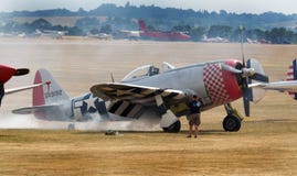 Thunderbolt республики P-47 была истребительной авиацией эры Второй Мировой Войны произведенной Соединенными Штатами стоковые фотографии rf Thunderbolt республики P-47 была истребительной авиацией эры Второй Мировой Войны произведенной Соединенными Штатами стоковые фотографии rf