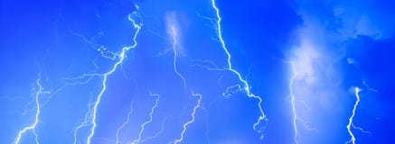 Thunderstorms thunder lightning night sky clouds overcast summer rain, background panorama Stock Images Thunderstorms thunder lightning night sky clouds overcast summer rain, background panorama Stock Images
