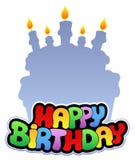 Thème 2 de joyeux anniversaire illustration stock Thème 2 de joyeux anniversaire illustration stock
