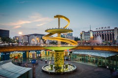Tianfu Square in Downtown Chengdu stock images Tianfu Square in Downtown Chengdu stock images