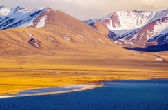 Tibetan Plateau Scene-lake Namtso Royalty Free Stock Images Tibetan Plateau Scene-lake Namtso Royalty Free Stock Images