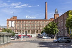 Tidigare fabrik arkivbild Tidigare fabrik arkivbild
