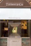 Tiffany & ομο κατάστημα στο Μιλάνο στοκ φωτογραφία Tiffany & ομο κατάστημα στο Μιλάνο στοκ φωτογραφία