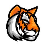 Tiger Head Logo Illustration Vector illustration stock Tiger Head Logo Illustration Vector illustration stock