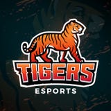 Tiger sport logo vector. Mascot design template. Football or baseball illustration. College league insignia, High School Stock Photos Tiger sport logo vector. Mascot design template. Football or baseball illustration. College league insignia, High School Stock Photos
