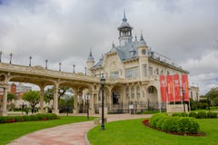 TIGRE, ARGENTINA - MAY 02, 2016: nice view of the outdoors of the art museum of tigre located in a little city near to royalty free stock photo TIGRE, ARGENTINA - MAY 02, 2016: nice view of the outdoors of the art museum of tigre located in a little city near to royalty free stock photo