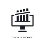 tillväxt som hackar den isolerade symbolen enkel beståndsdelillustration från teknologibegreppssymboler tillväxt som hackar redig royaltyfri illustrationer tillväxt som hackar den isolerade symbolen enkel beståndsdelillustration från teknologibegreppssymboler tillväxt som hackar redig royaltyfri illustrationer