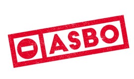Timbro di gomma antisociale di ordine di comportamento di ASBO illustrazione vettoriale Timbro di gomma antisociale di ordine di comportamento di ASBO illustrazione vettoriale
