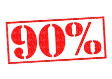 Timbro di gomma di 90% royalty illustrazione gratis Timbro di gomma di 90% royalty illustrazione gratis