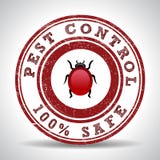 Timbro di gomma di lerciume della cassaforte di controllo dei parassiti 100% su bianco illustrazione vettoriale Timbro di gomma di lerciume della cassaforte di controllo dei parassiti 100% su bianco illustrazione vettoriale