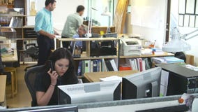 Time Lapse Sequence Of Busy Architects Office stock video footage Time Lapse Sequence Of Busy Architects Office stock video footage
